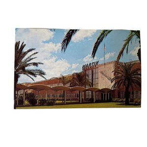 Vintage Postcard Martin Co Orlando Division Modernistic Plant u Missile Manufact